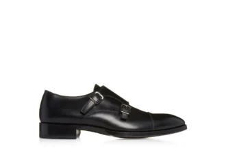 Pantofi din piele lustruită Elkan Monk Strap