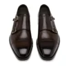 Pantofi din piele lustruită Elkan Monk Strap