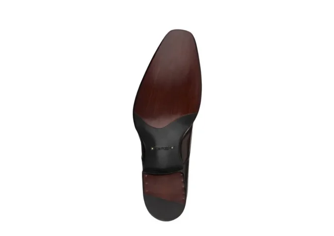 Pantofi din piele lustruită Elkan Monk Strap
