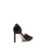 Pantofi Eva D’Orsay din piele de crocodil ștanțată lucioasă Pantofi Eva D’Orsay din piele de crocodil ștanțată lucioasă