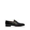 Pantofi loafer din piele suplă cu bandă răsucită și cataramă Gigi Pantofi loafer din piele suplă cu bandă răsucită și cataramă Gigi