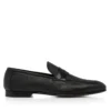 Pantofi loafer Sean Twisted Band din piele granulată