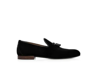 Papuci din catifea Nicolas Tassel