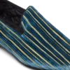 Papuci Steven din catifea jacquard