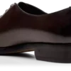 Piele lustruită, croială integrală, cu șireturi Piele lustruită, croială integrală, cu șireturi