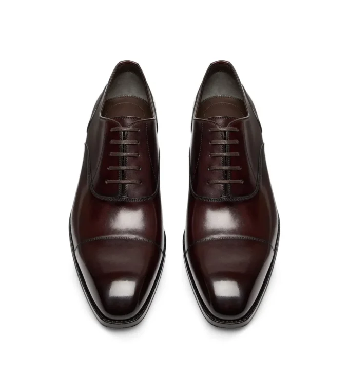Piele lustruită Elkan Lace Up