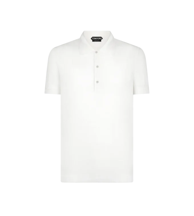 Polo din bumbac și mătase