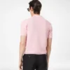 Polo din bumbac și mătase piqué Polo din bumbac și mătase piqué