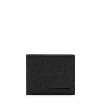 Portofel clasic bifold alungit din piele de cerb imprimată