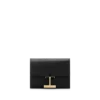 Portofel compact Tara din piele granulată Portofel compact Tara din piele granulată