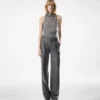 Pulover cu guler halter