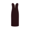 Rochie de cocktail din catifea fără bretele Rochie de cocktail din catifea fără bretele