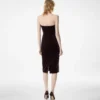 Rochie de cocktail din catifea fără bretele Rochie de cocktail din catifea fără bretele