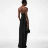 Rochie de seară cu șnururi și detalii decupate Rochie de seară cu șnururi și detalii decupate