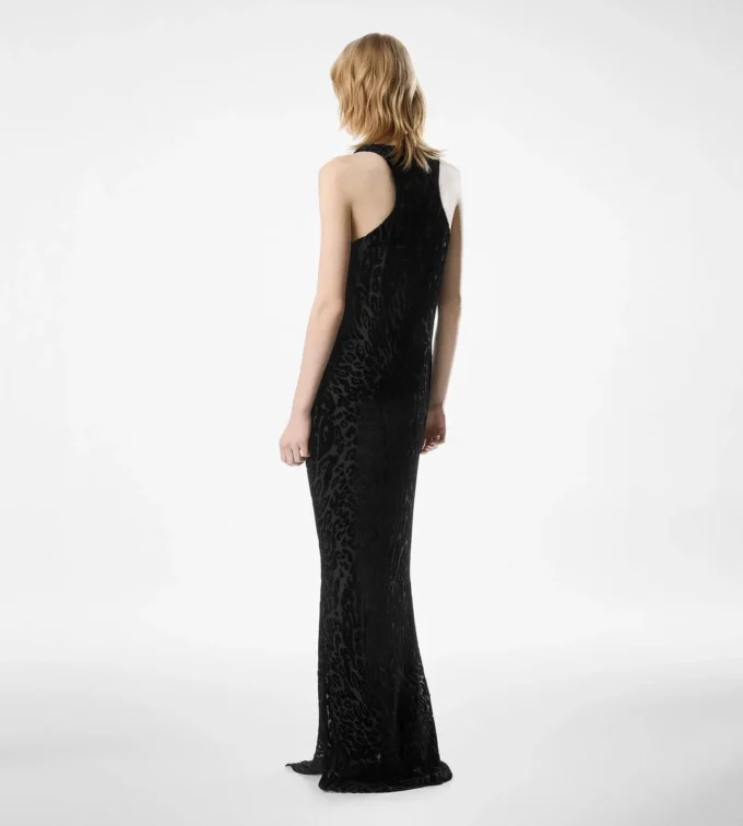 Rochie de seară cu spate în formă de U