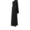 Rochie de seară cu un umăr, cu capă și detalii metalice Liza Rochie de seară cu un umăr, cu capă și detalii metalice Liza