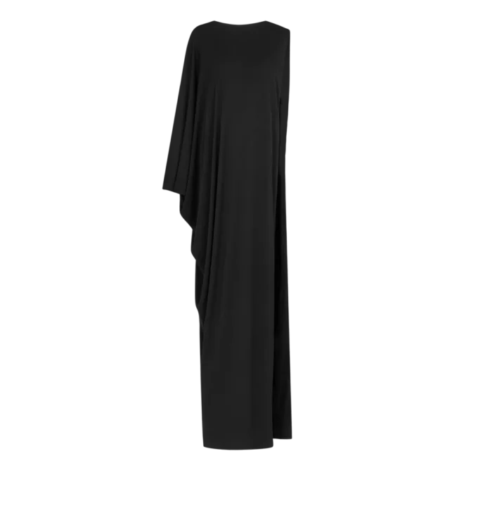 Rochie de seară din jersey creponat Rochie de seară din jersey creponat