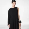 Rochie de seară din jersey creponat Rochie de seară din jersey creponat