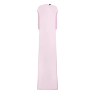 Rochie de seară din mătase dublă georgette elastică