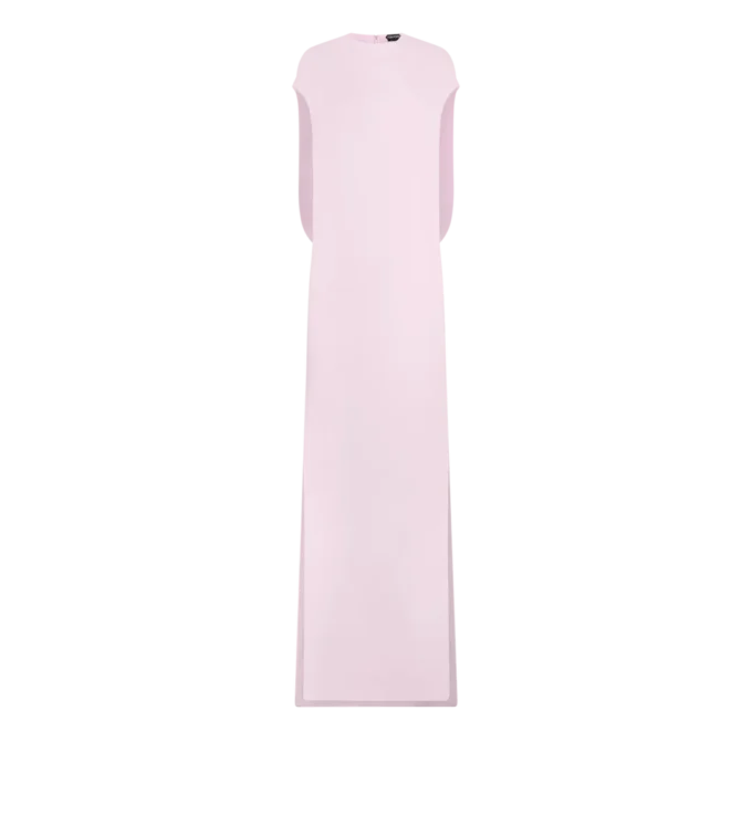 Rochie de seară din mătase dublă georgette elastică Rochie de seară din mătase dublă georgette elastică