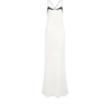 Rochie de seară din mătase elastică cu bretele Rochie de seară din mătase elastică cu bretele