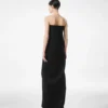 Rochie de seară fără bretele din lână Rochie de seară fără bretele din lână
