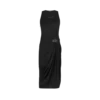 Rochie fără mâneci cu detalii din piele Rochie fără mâneci cu detalii din piele