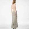 Rochie lungă cu gât halter, spate decupat și placă metalică Tom Ford Rochie lungă cu gât halter, spate decupat și placă metalică Tom Ford