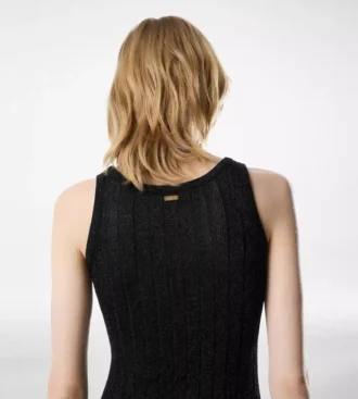 Rochie lungă până la gleznă, cu placă metalică Tom Ford