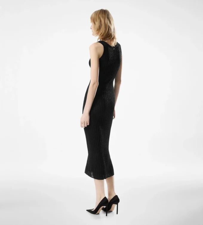 Rochie lungă până la gleznă, cu placă metalică Tom Ford