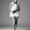Rochie mini de cocktail cu detaliu fundă Rochie mini de cocktail cu detaliu fundă