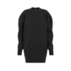 Rochie mini sculpturală din lână și cașmir Rochie mini sculpturală din lână și cașmir