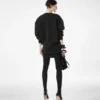 Rochie mini sculpturală din lână și cașmir Rochie mini sculpturală din lână și cașmir