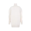 Rochie sculpturală din tricot merino cu guler înalt și croi oversized Rochie sculpturală din tricot merino cu guler înalt și croi oversized