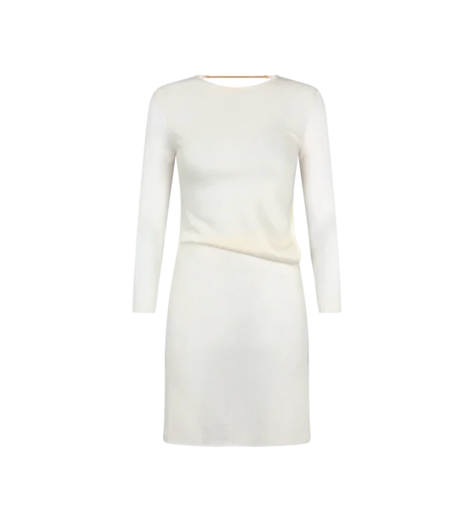 Rochie scurtă cu decupaje și închidere cu lanț Rochie scurtă cu decupaje și închidere cu lanț