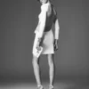 Rochie scurtă cu decupaje și închidere cu lanț Rochie scurtă cu decupaje și închidere cu lanț