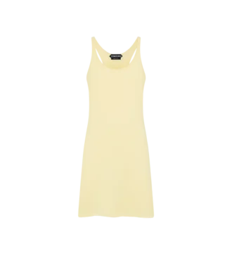 Rochie scurtă fără mâneci din piqué merino