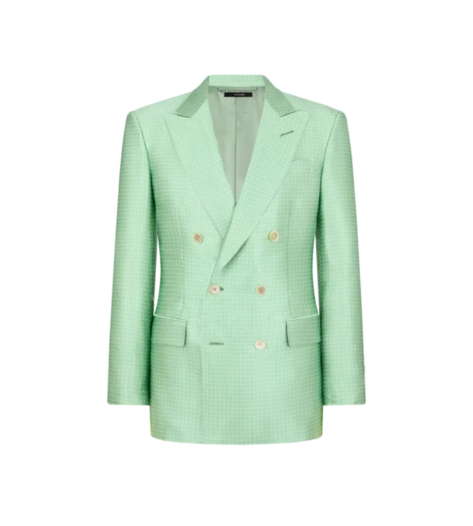 Sacou Duchesse Polka Dot Jaquard