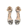 Sandale cu lacăt imprimate cu model piton