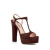 Sandale cu platformă Angelina din piele de căprioară Sandale cu platformă Angelina din piele de căprioară