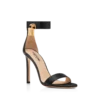 Sandale din piele cu lacăt Sandale din piele cu lacăt