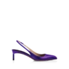 Satin T Slingback