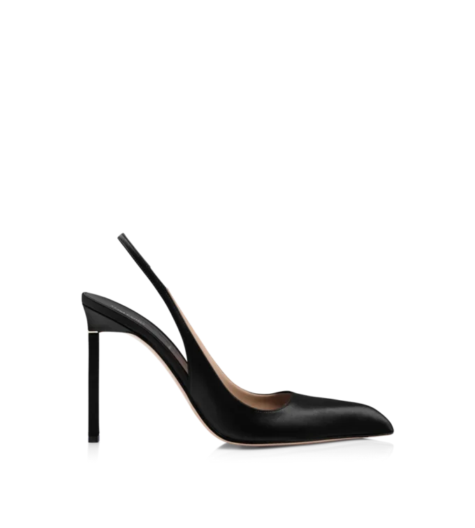 Satin T Slingback Satin T Slingback