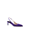 Satin T Slingback