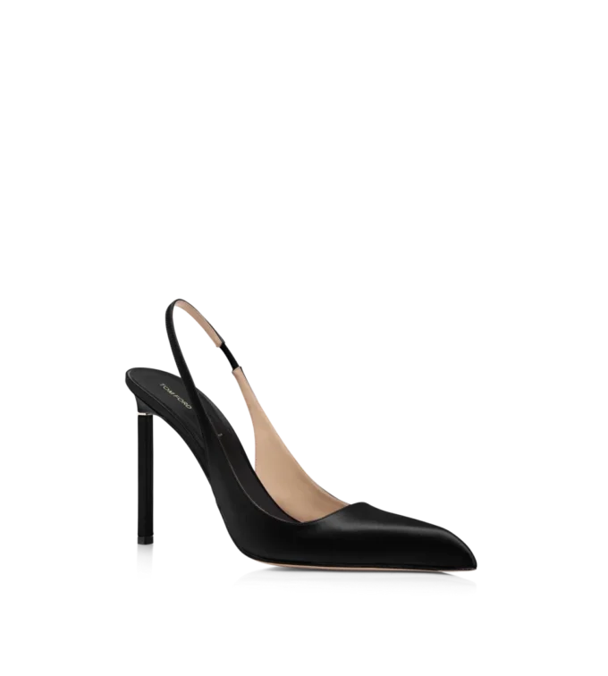Satin T Slingback Satin T Slingback