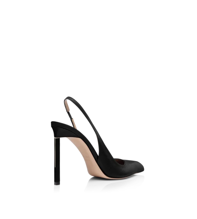 Satin T Slingback Satin T Slingback