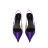 Satin T Slingback
