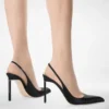 Satin T Slingback Satin T Slingback