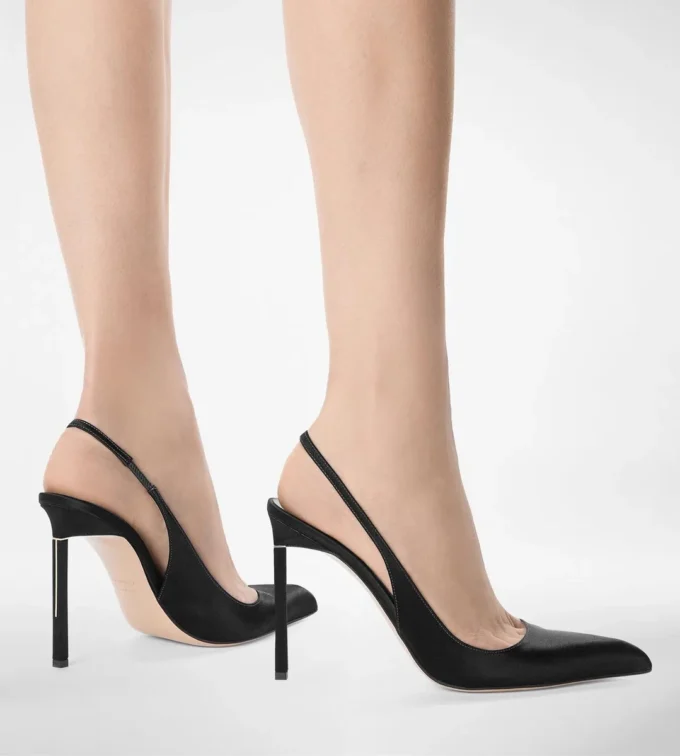 Satin T Slingback Satin T Slingback
