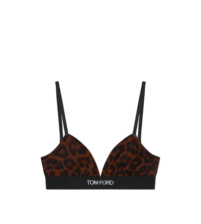 Sutien modal cu imprimeu leopard reflectat Sutien modal cu imprimeu leopard reflectat